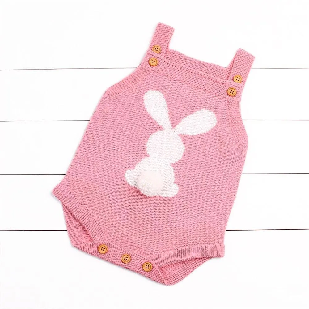 Bunny Knitted Romper