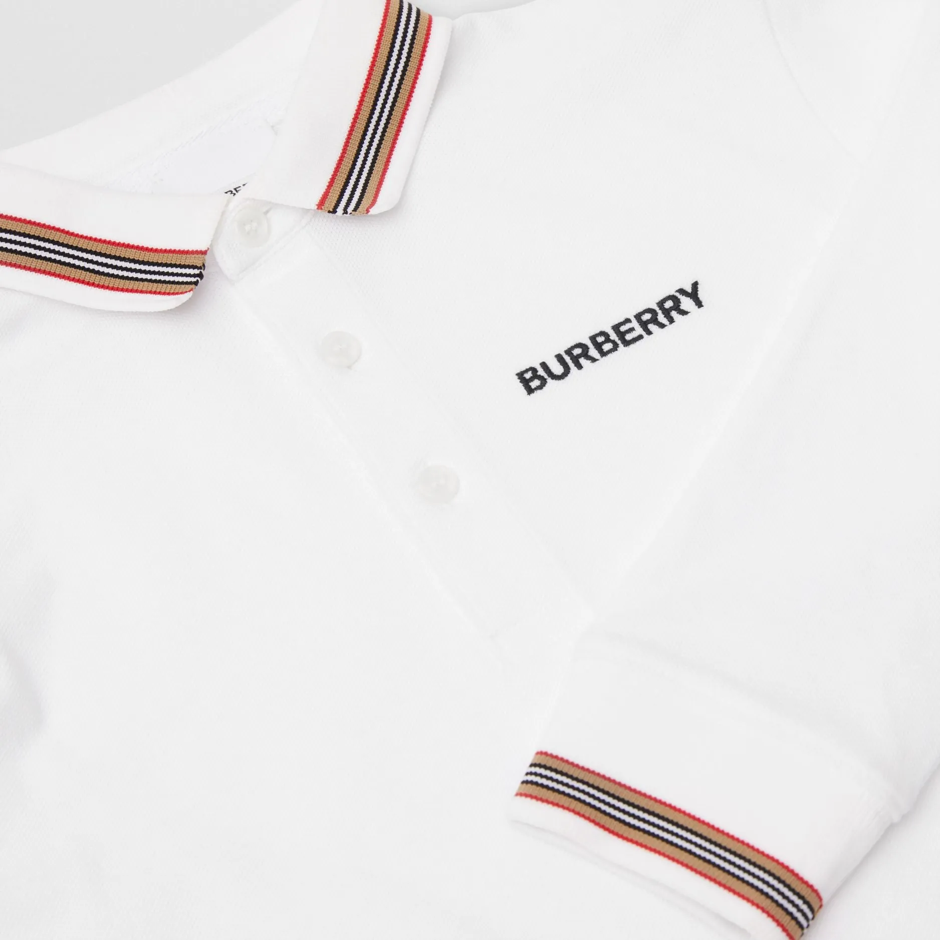 Burberry Long-sleeve Cotton Piqué Polo Shirt