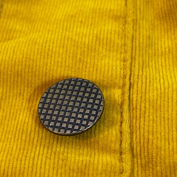 CABI Corduroy Women’s Jacket Trucker Mustard Yellow Citizens Size M