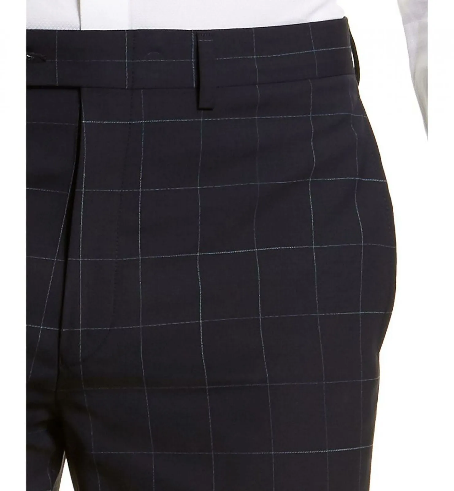 Calvin Klein Men's X-Fit Extra-Slim Fit Infinite Stretch Wool Suit Pants