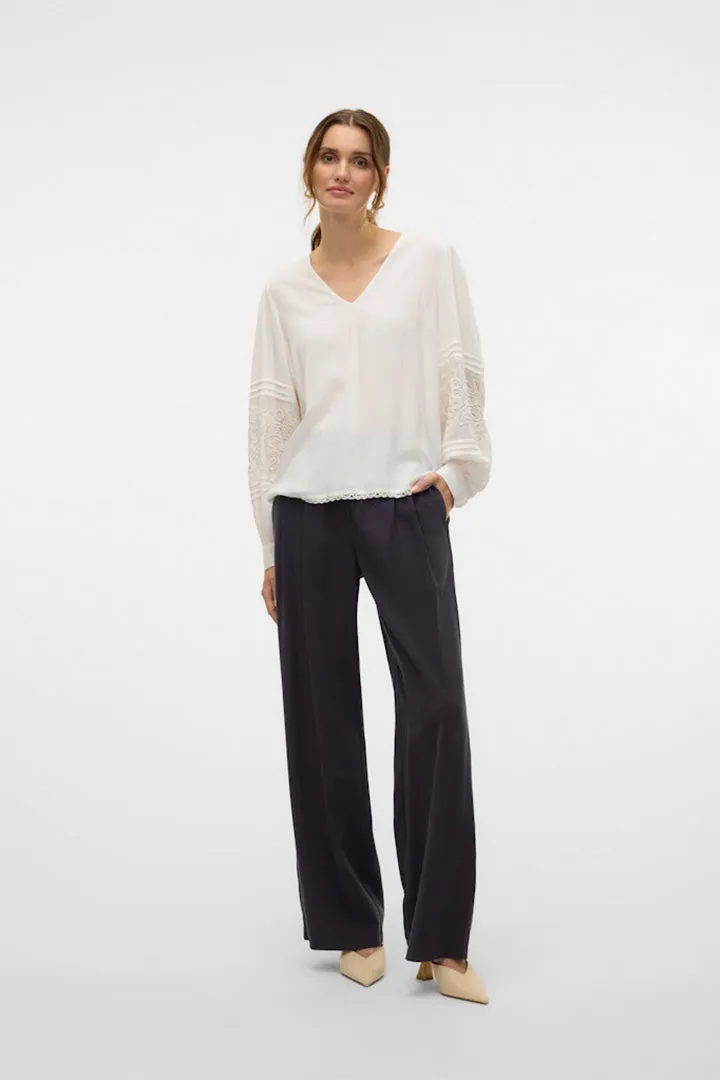 Carmen HW Wide Pleat Pants