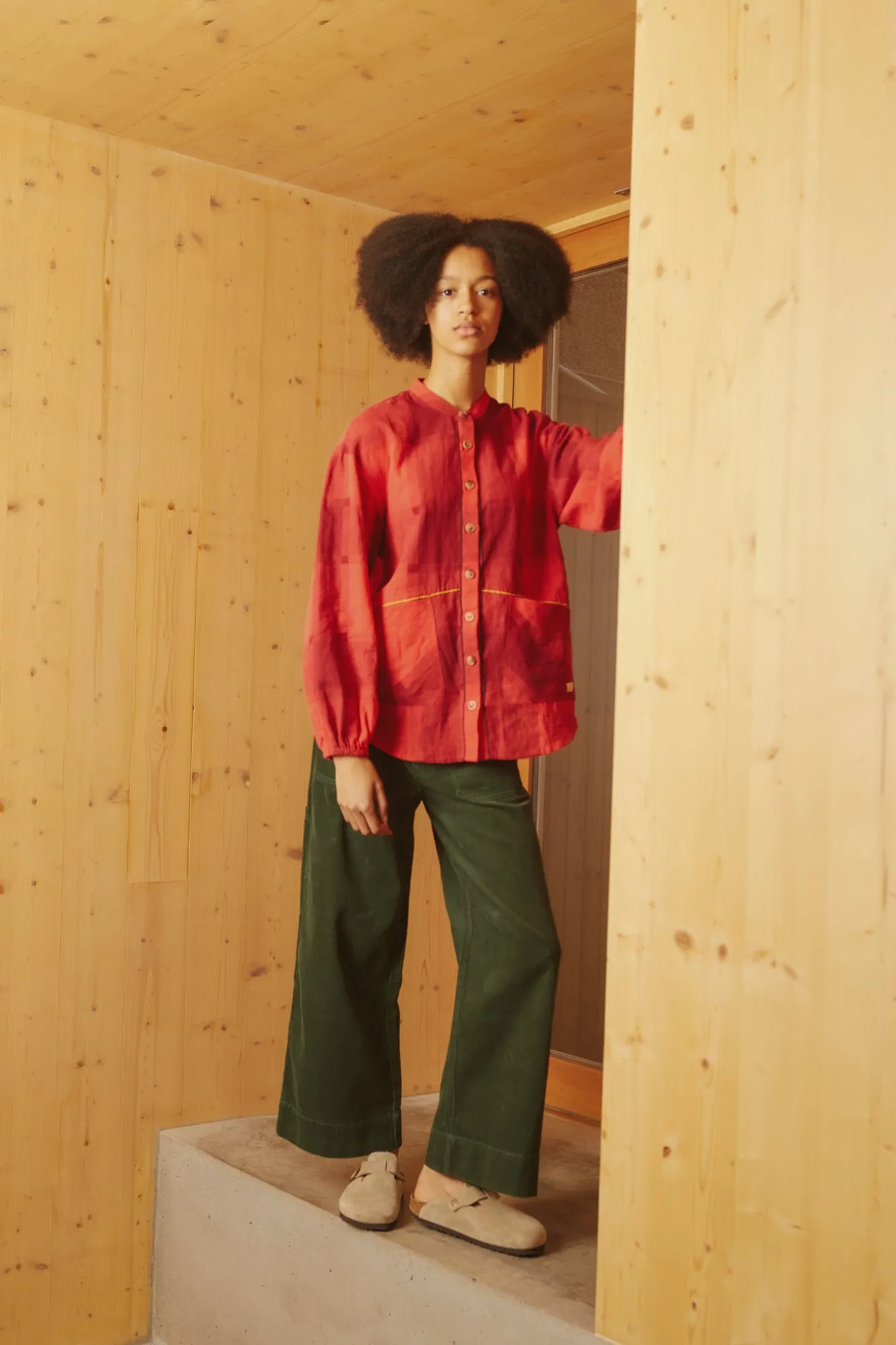 Carpenter Trouser Corduroy Forest Green