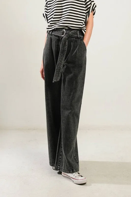 Charcoal Washed Denim Pant