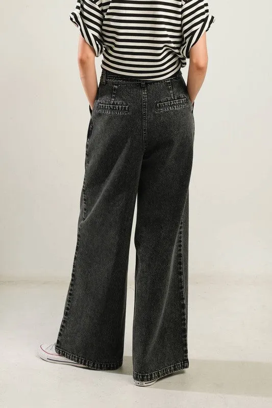 Charcoal Washed Denim Pant