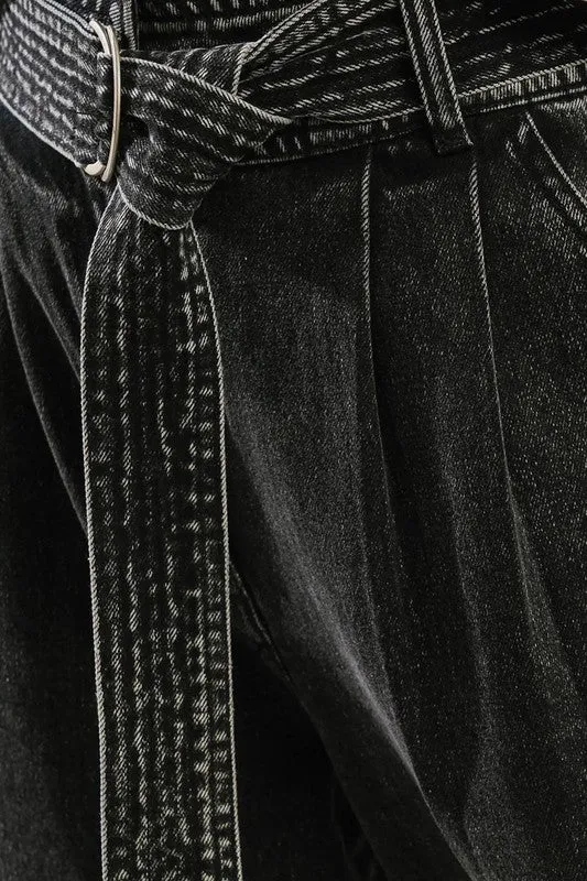 Charcoal Washed Denim Pant