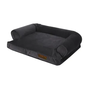 Charlie's Corduroy Dog Sofa Bed Charcoal Small