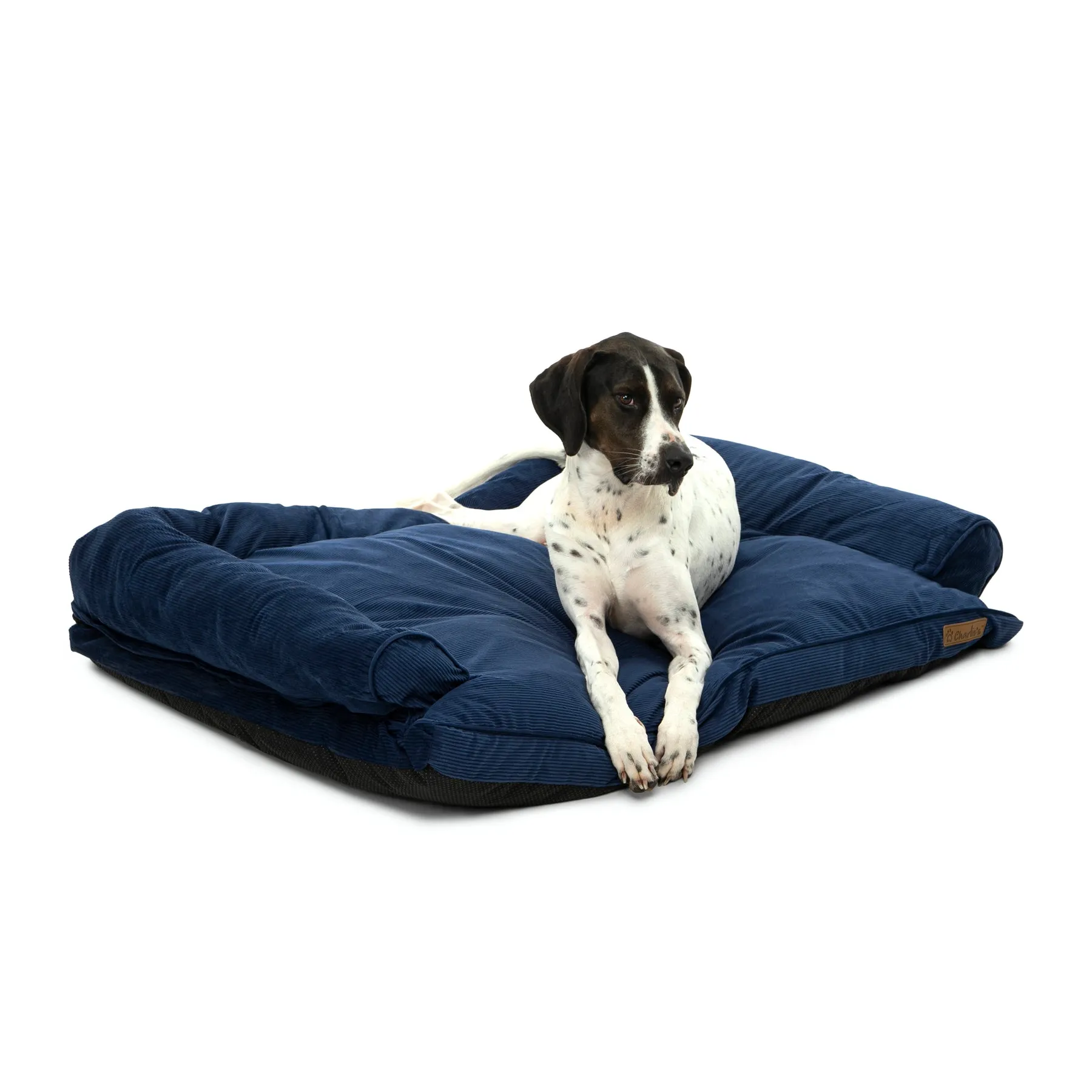 Charlie's Corduroy Dog Sofa Bed Navy Small
