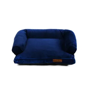 Charlie's Corduroy Dog Sofa Bed Navy Small