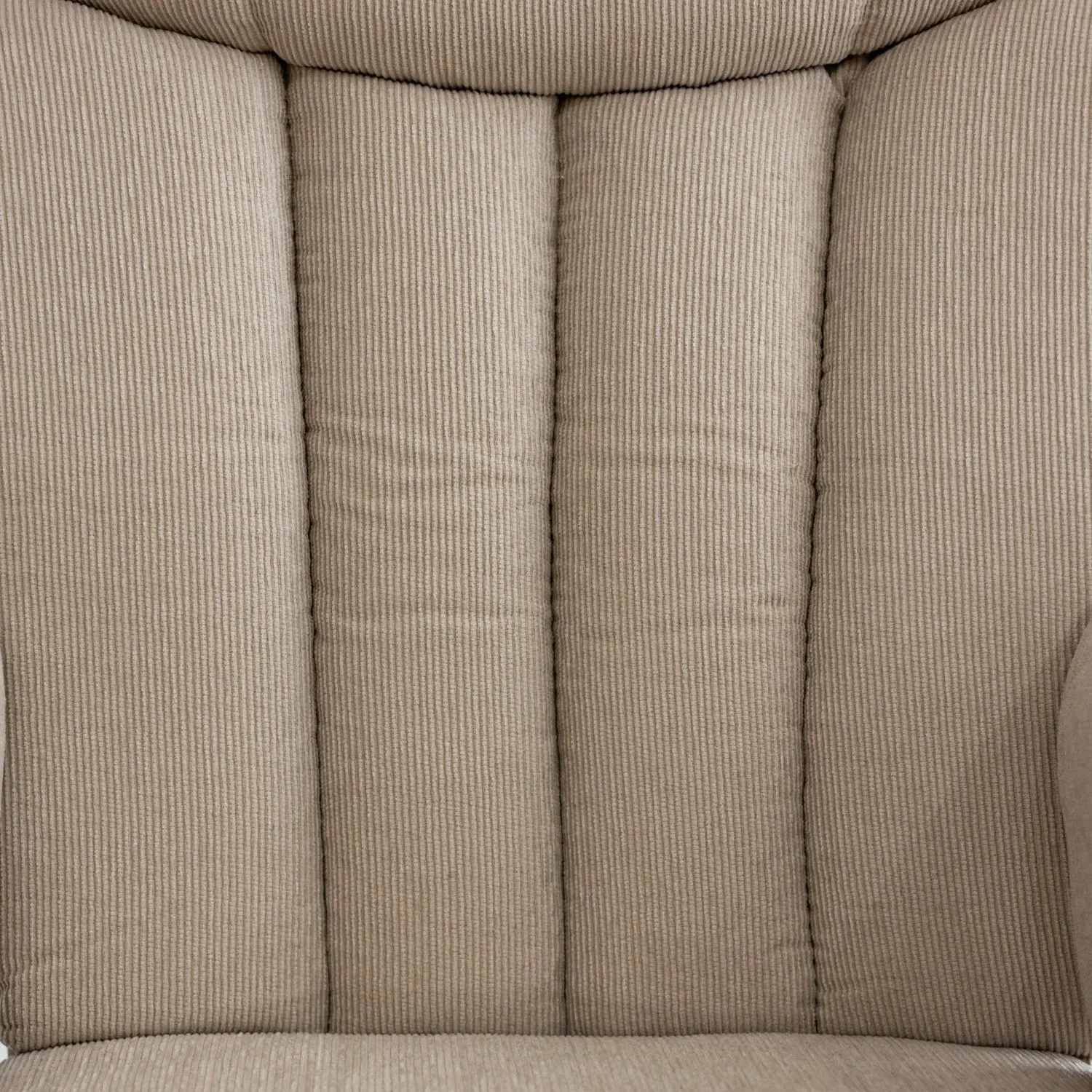 Chatsworth Nursing Chair and Footstool - Natural Wood and Cappuccino Cushions
