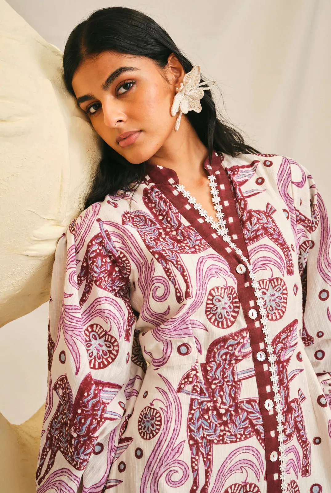 Cheriyal | Handloom Midi Dress