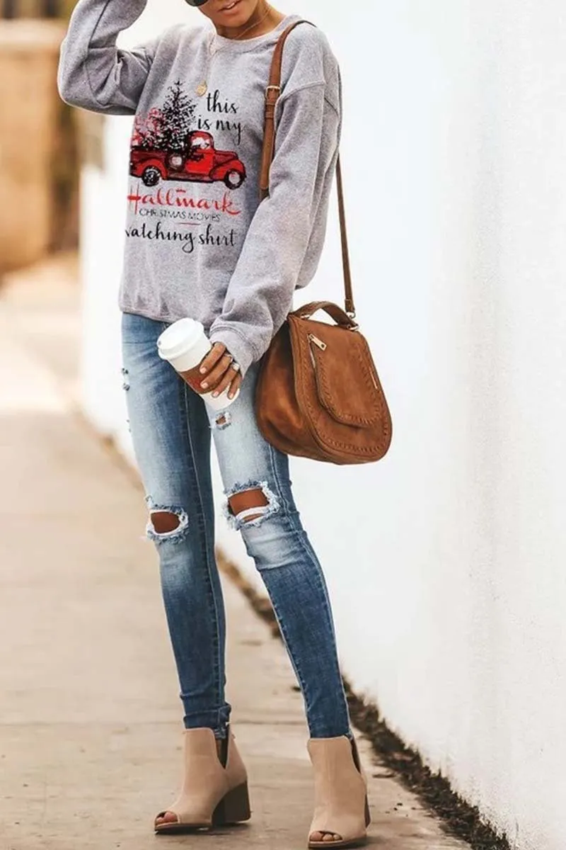 Chicindress Round Neck Printed Tops