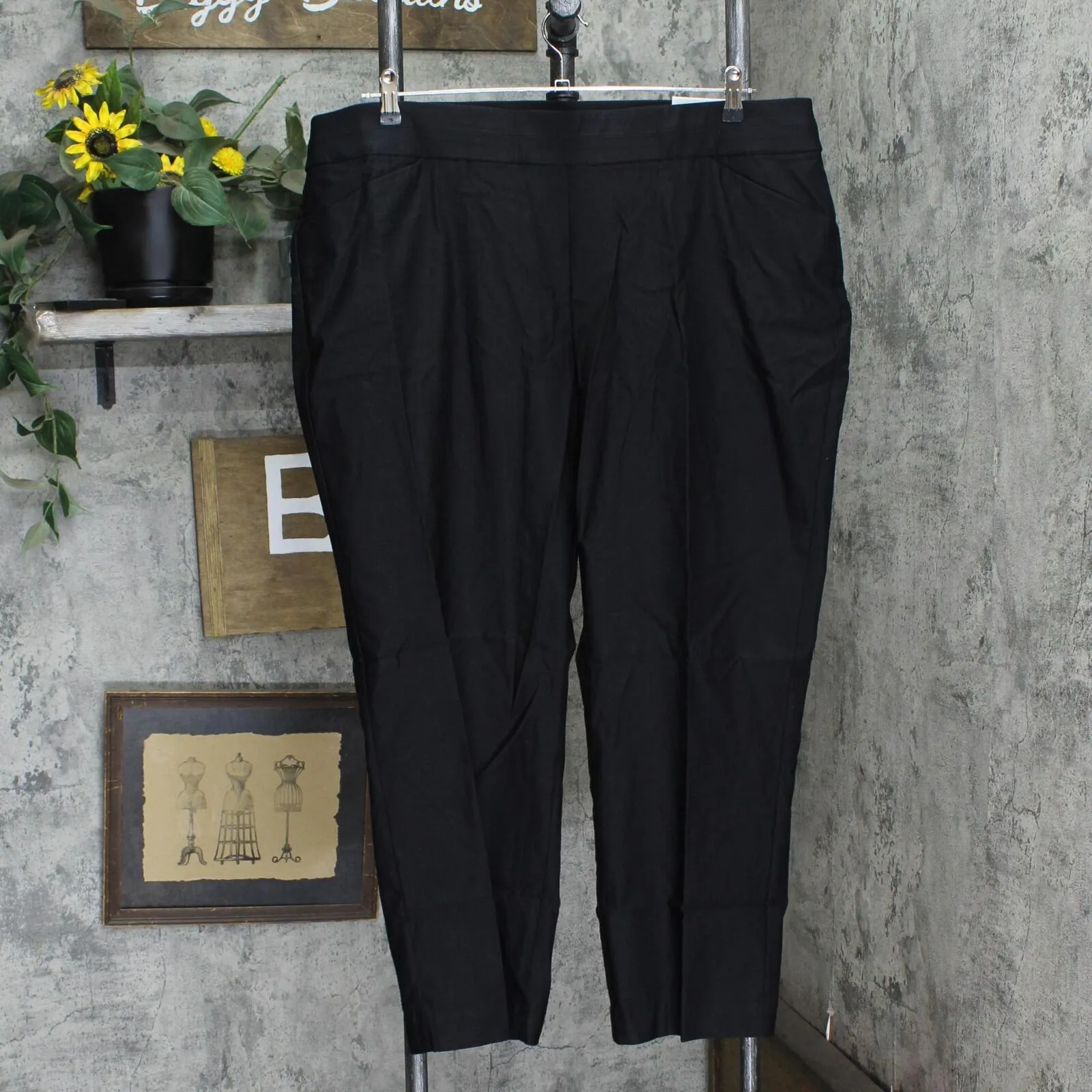 Cj Banks Womens Plus Size Shaped Mid Rise Straight Pants 5280