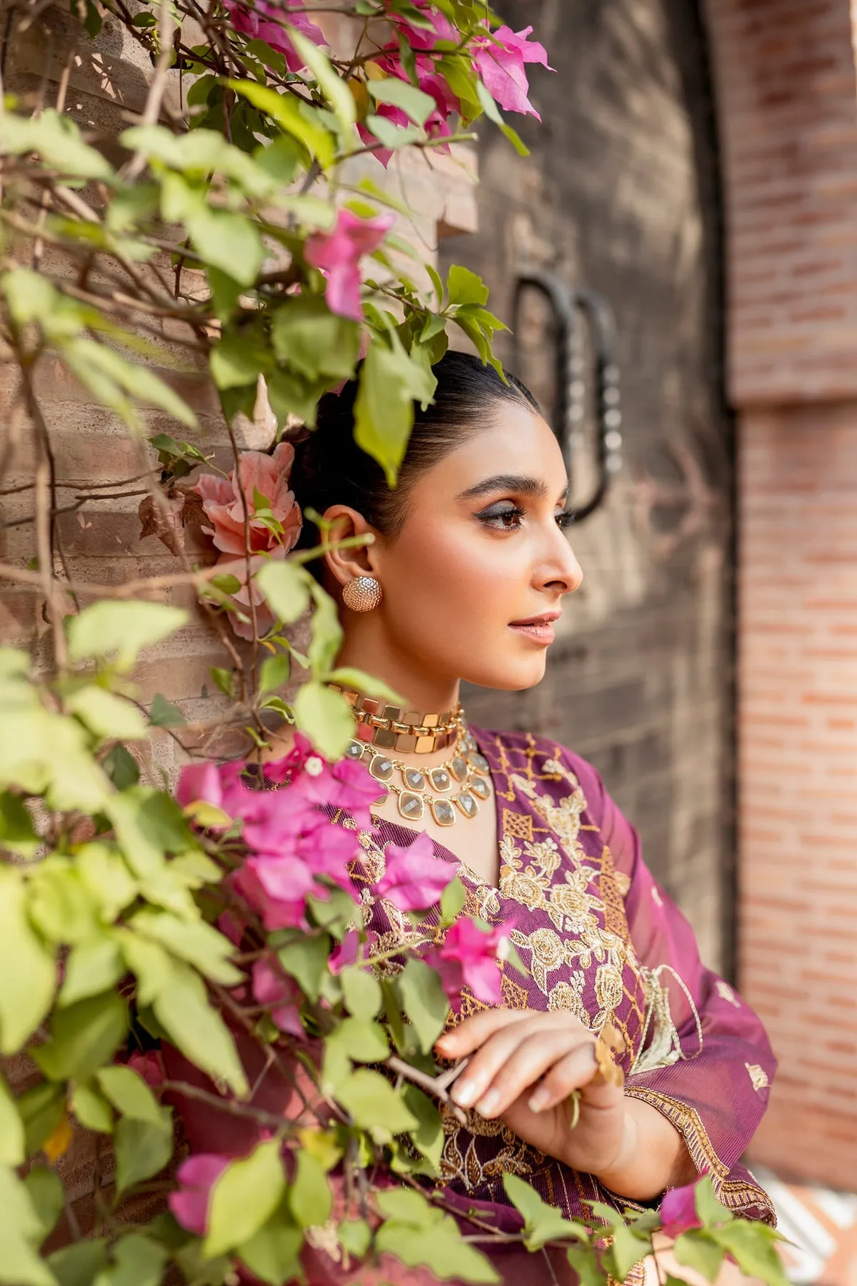 Classy Pakistani Peplum Frock and Trouser Dress for Eid