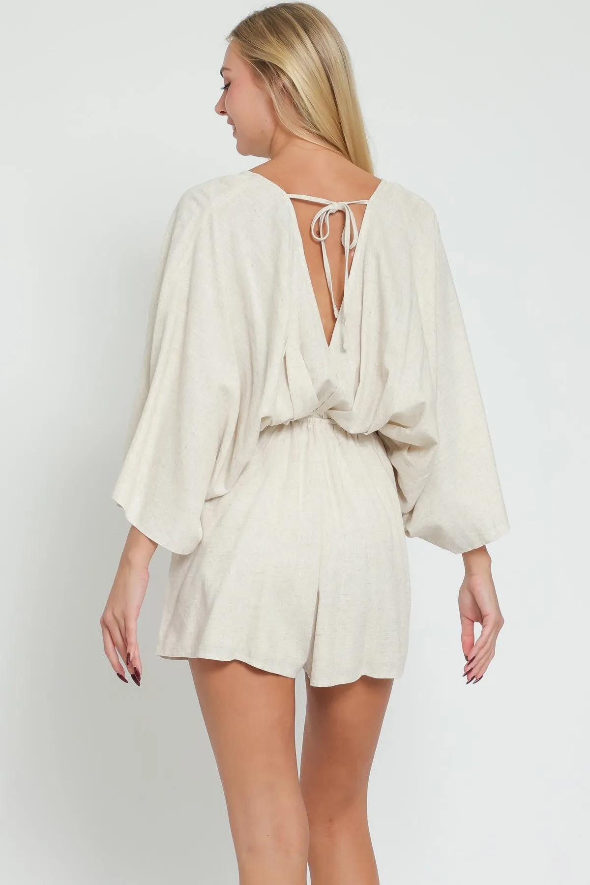 Cloe Linen Romper