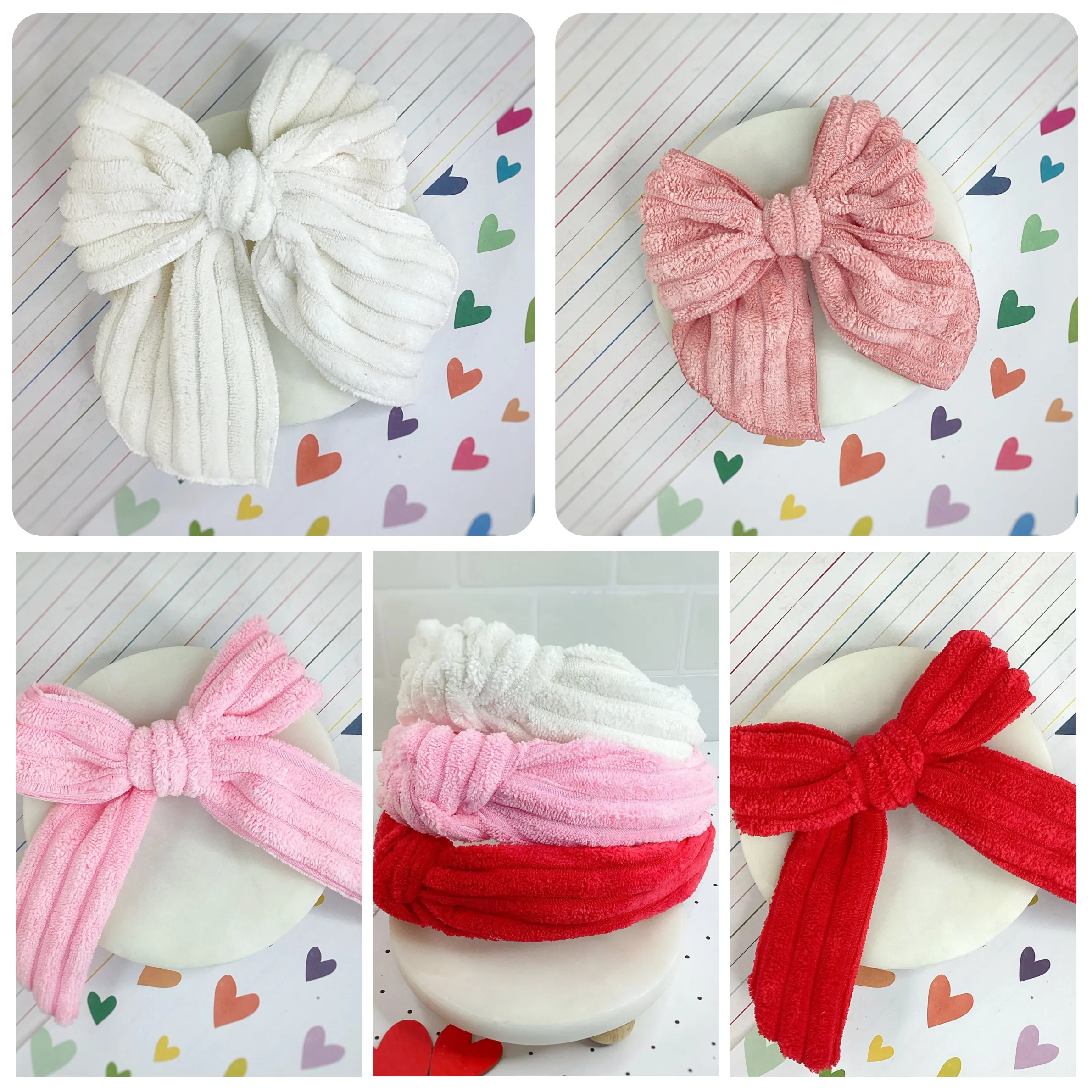 Cloud Corduroy Solids Bow Strip Collection