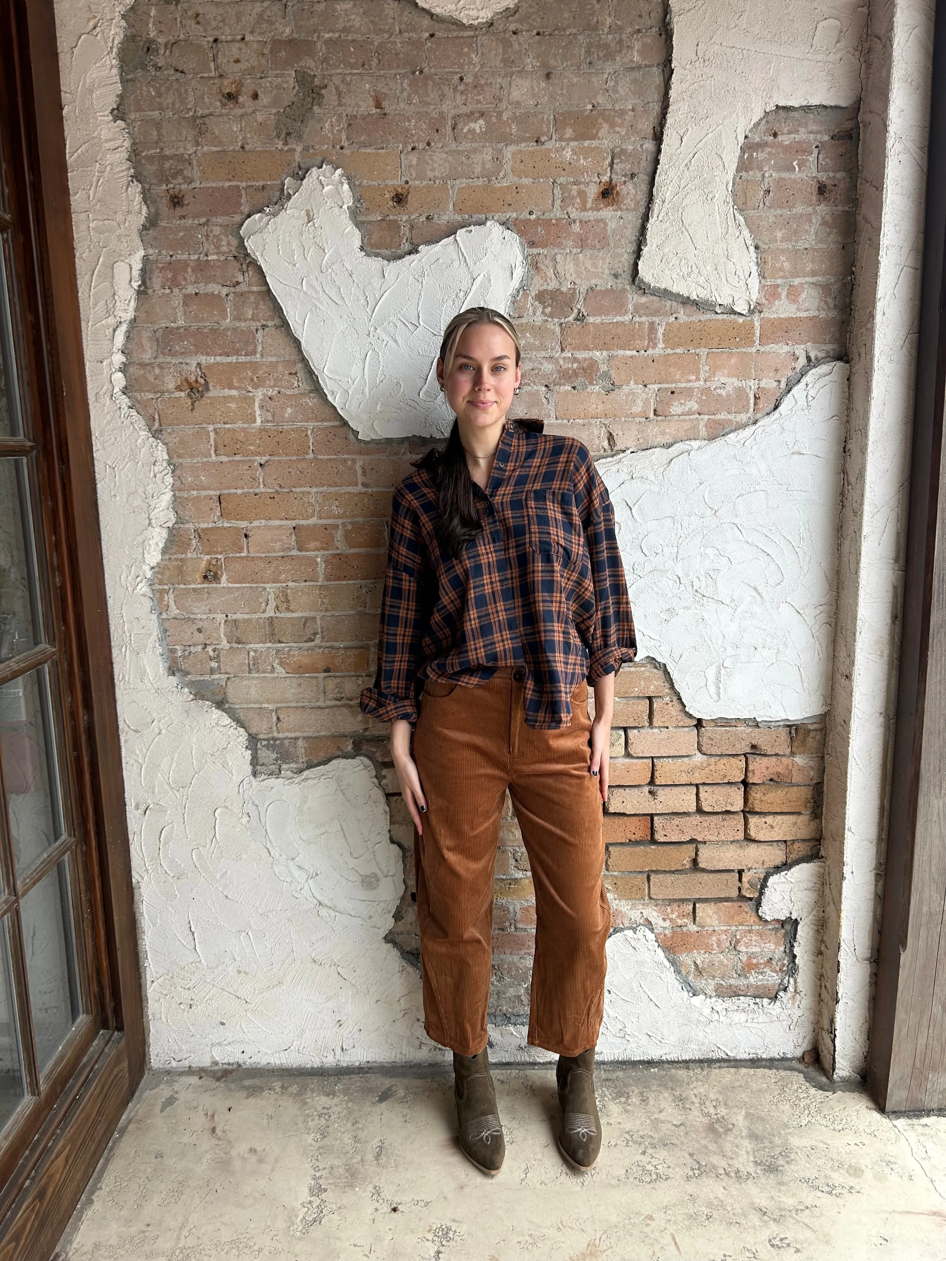 Coffee Break Corduroy Pants: Camel