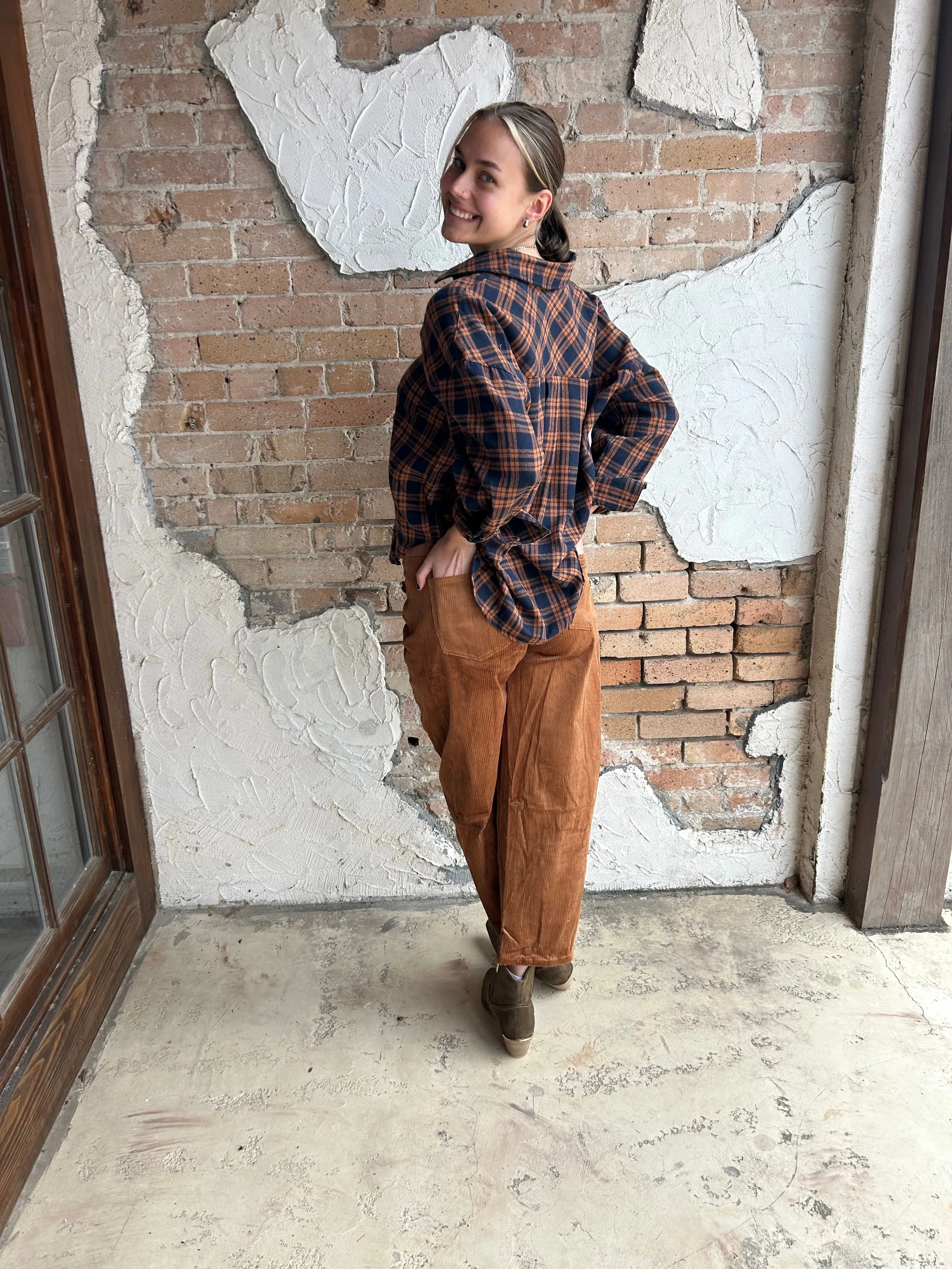 Coffee Break Corduroy Pants: Camel