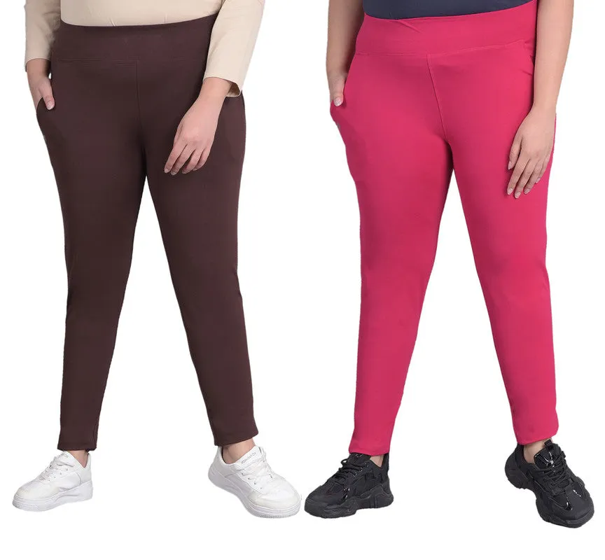Comfort Lady Plus Size Lounger Pants Pack of 2