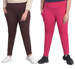 Comfort Lady Plus Size Lounger Pants Pack of 2