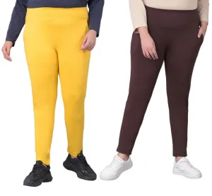 Comfort Lady Plus Size Lounger Pants Pack of 2