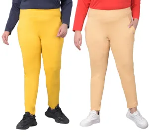 Comfort Lady Plus Size Lounger Pants Pack of 2