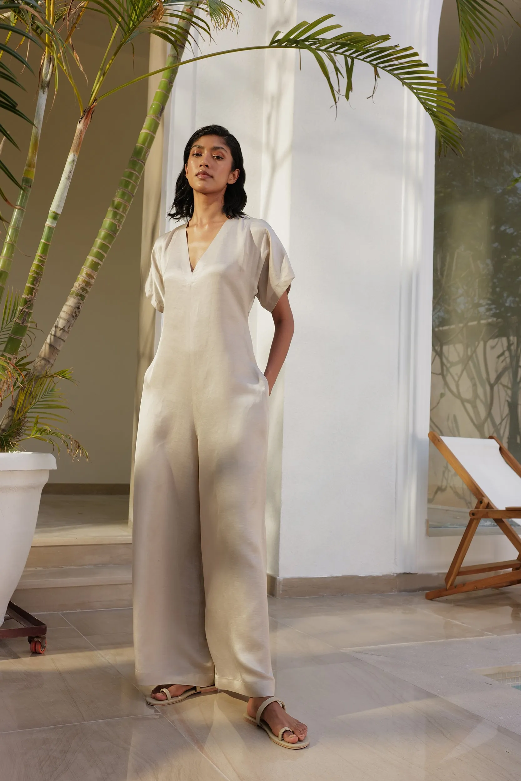 Como Jumpsuit (Natural)