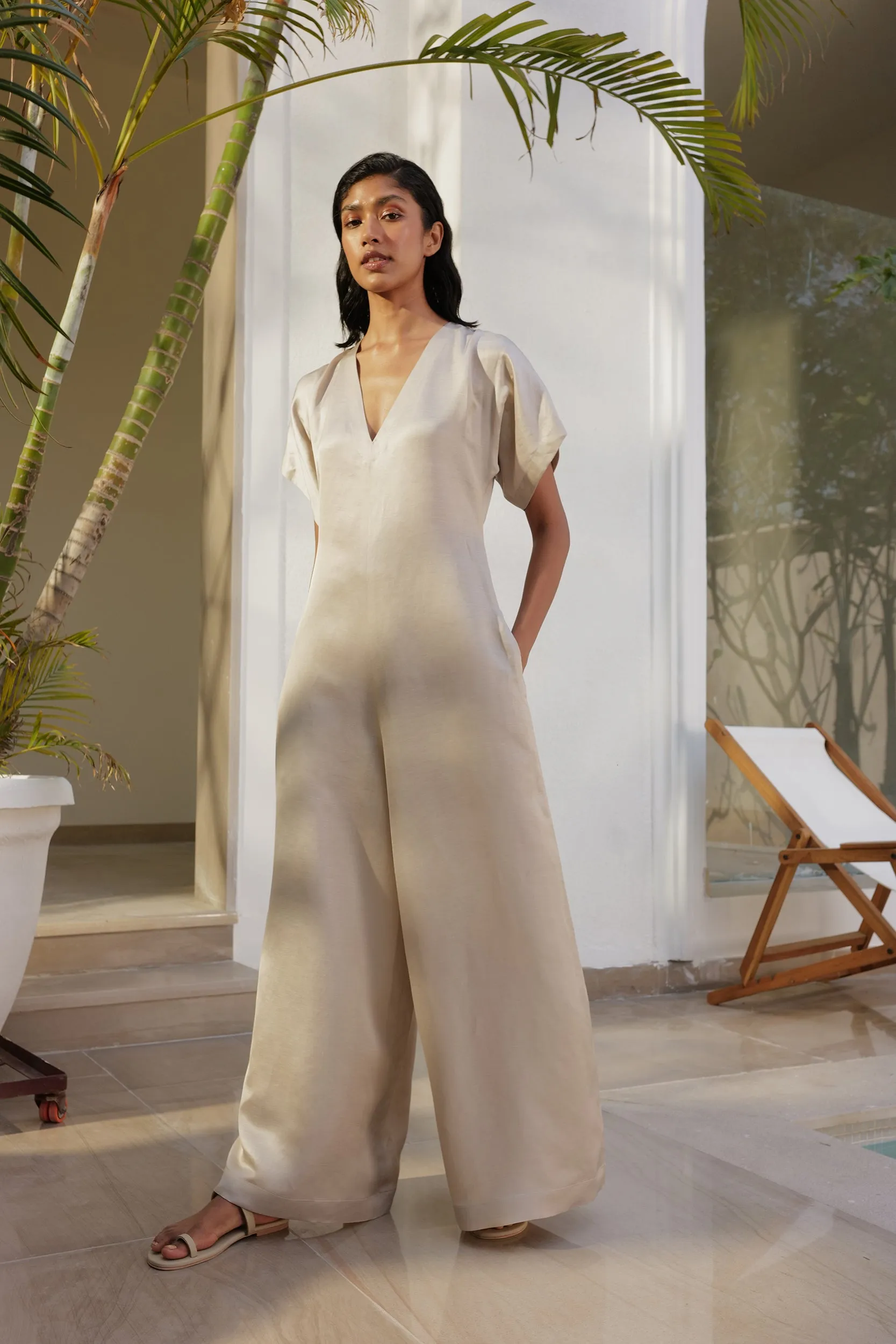 Como Jumpsuit (Natural)