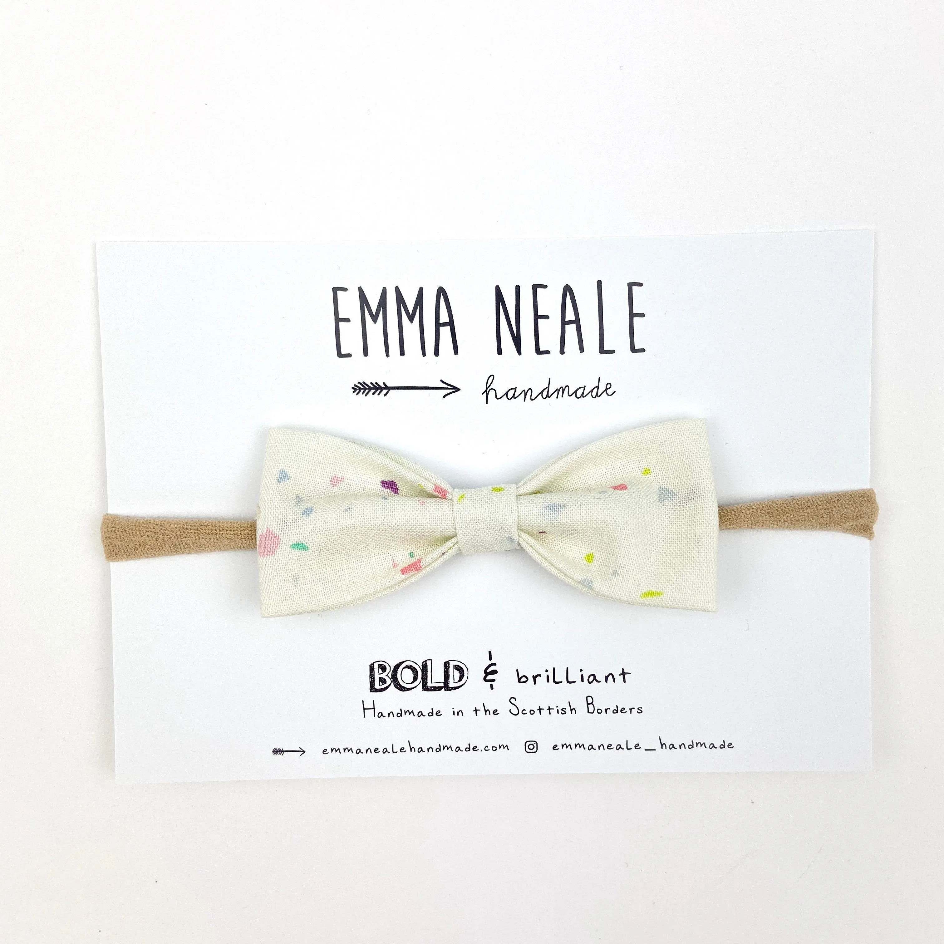 Confetti Ruby Bow Headband