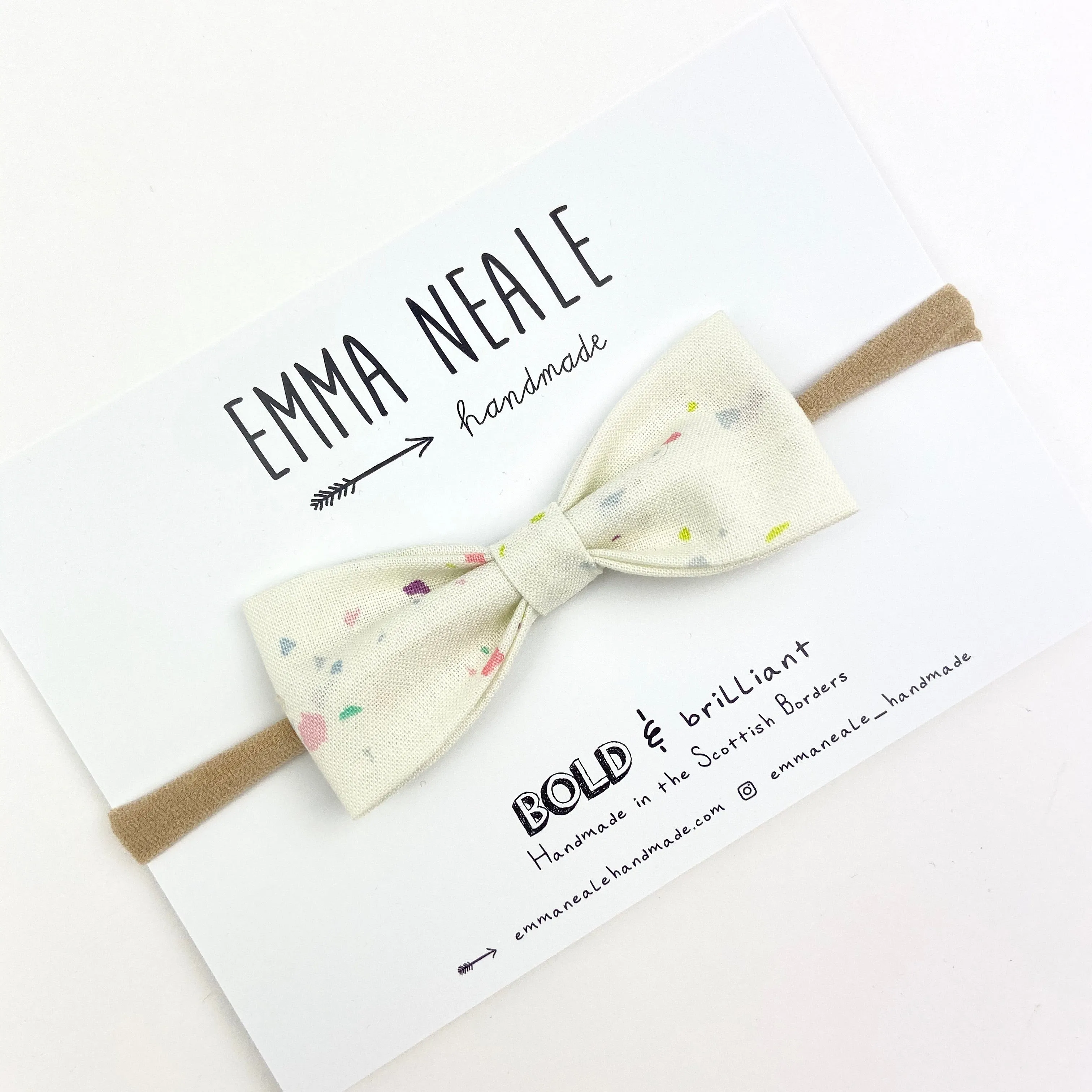Confetti Ruby Bow Headband