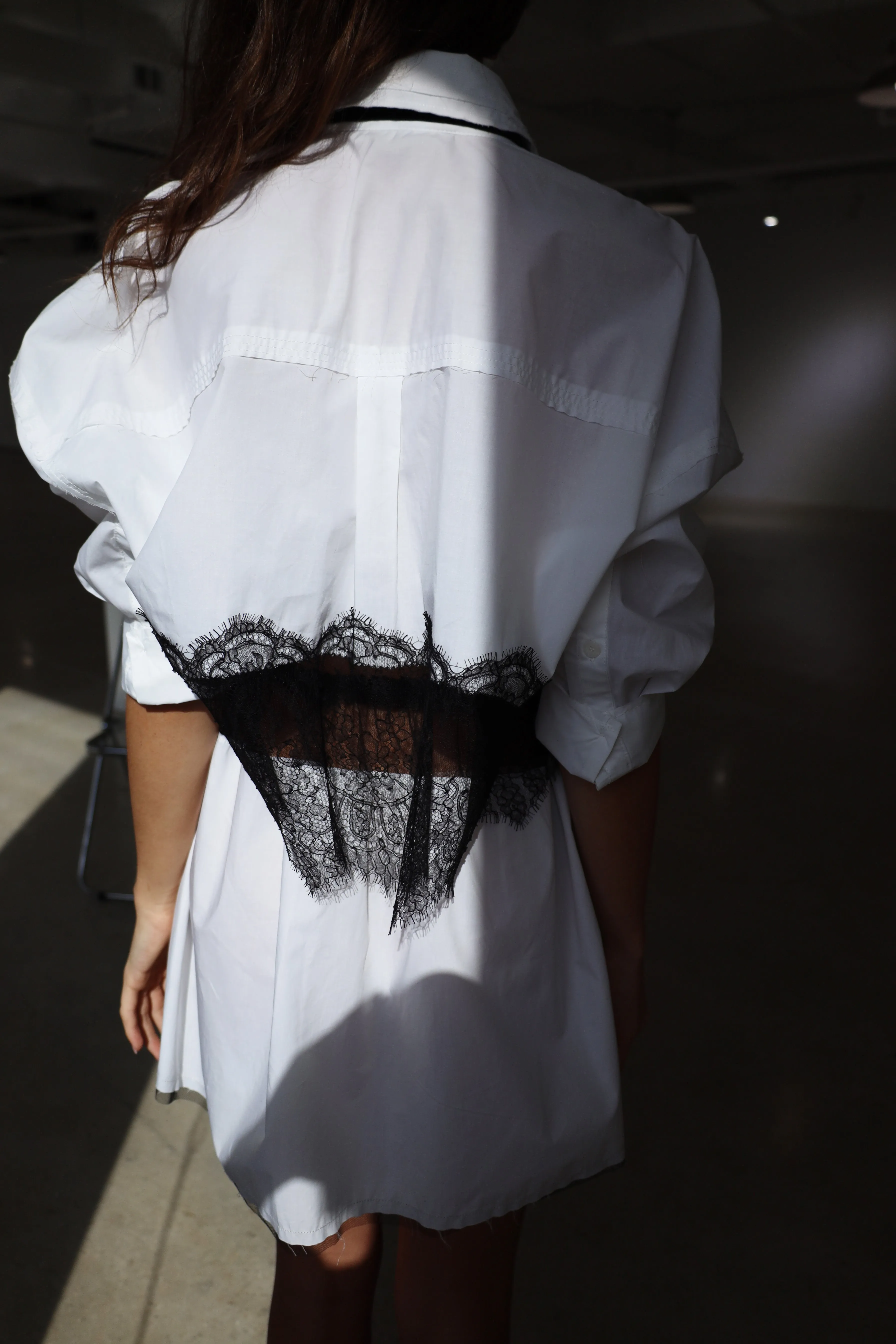Constance Cotton And Lace Shirt