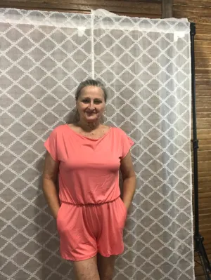 Coral Romper