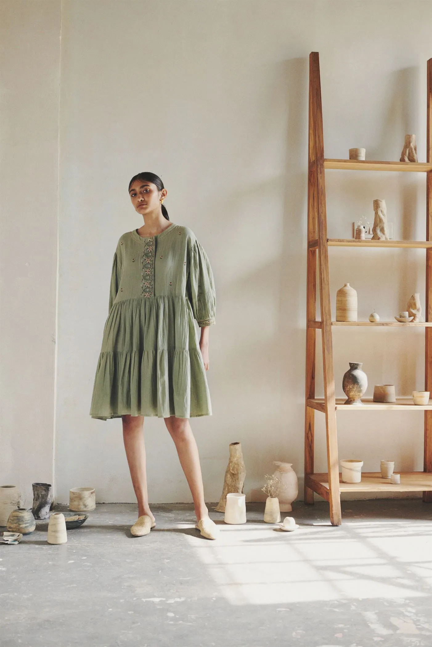 CORD   I   Hiraeth  Tiered Dress