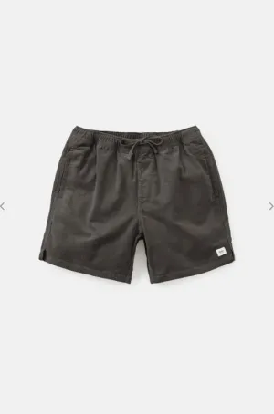 Cord Local Short in Black Wash