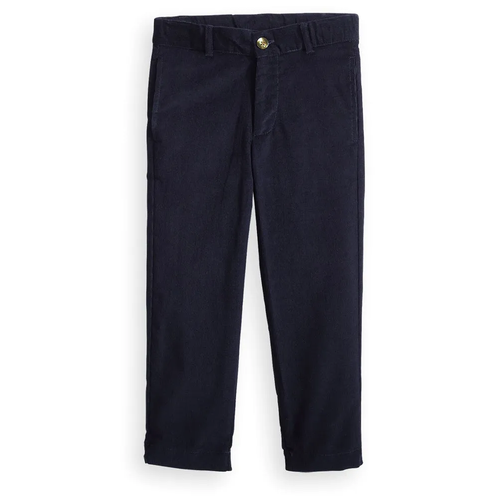 Corduroy Boy's Slim Pant -- Navy Cord