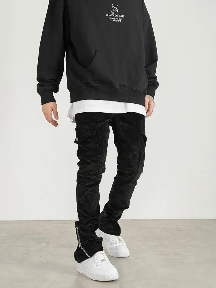 CORDUROY CARGO PANTS