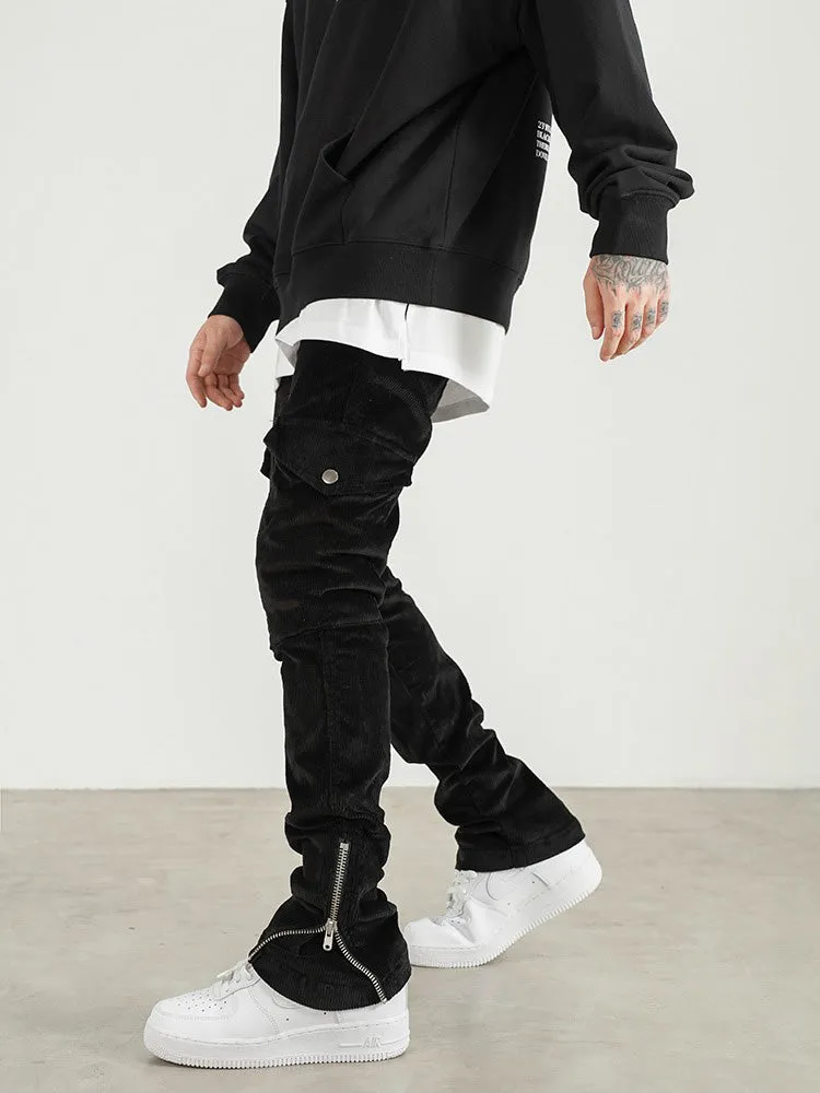 CORDUROY CARGO PANTS