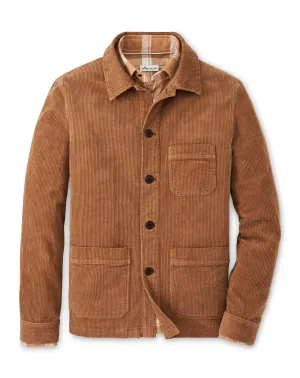 Corduroy Chore Coat in Walnut