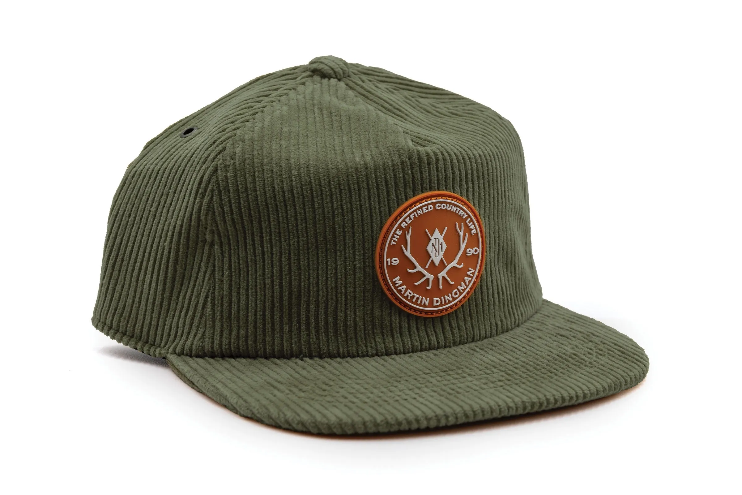 Corduroy Country Cap - Evergreen