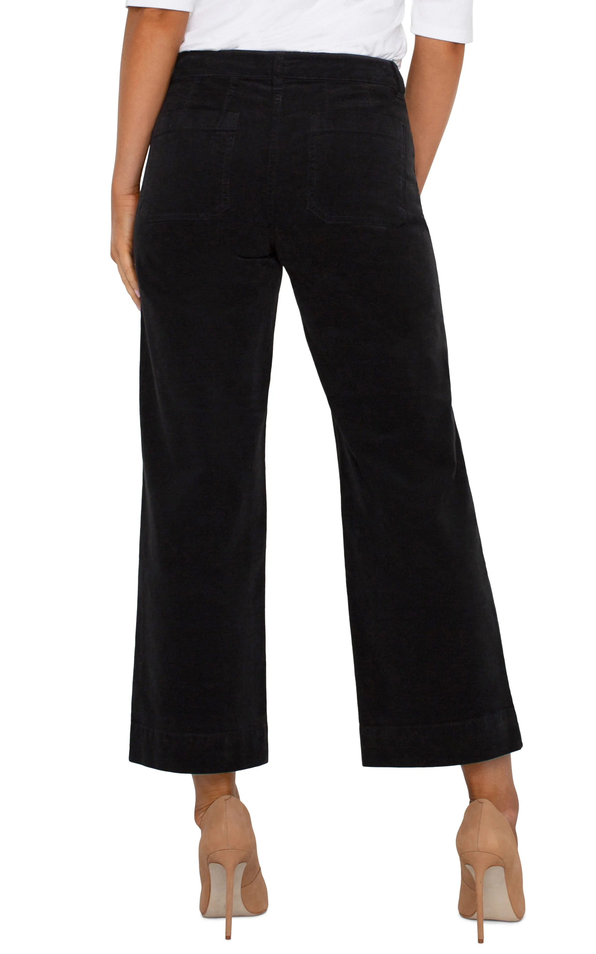 Corduroy Crop Wide Leg Pant