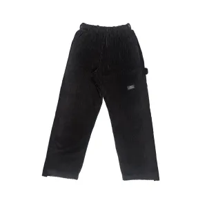 Corduroy deep cut Amor Pants Black