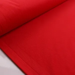 Corduroy Knit Fabric - Green, Denim, Mustard, Wine, Red