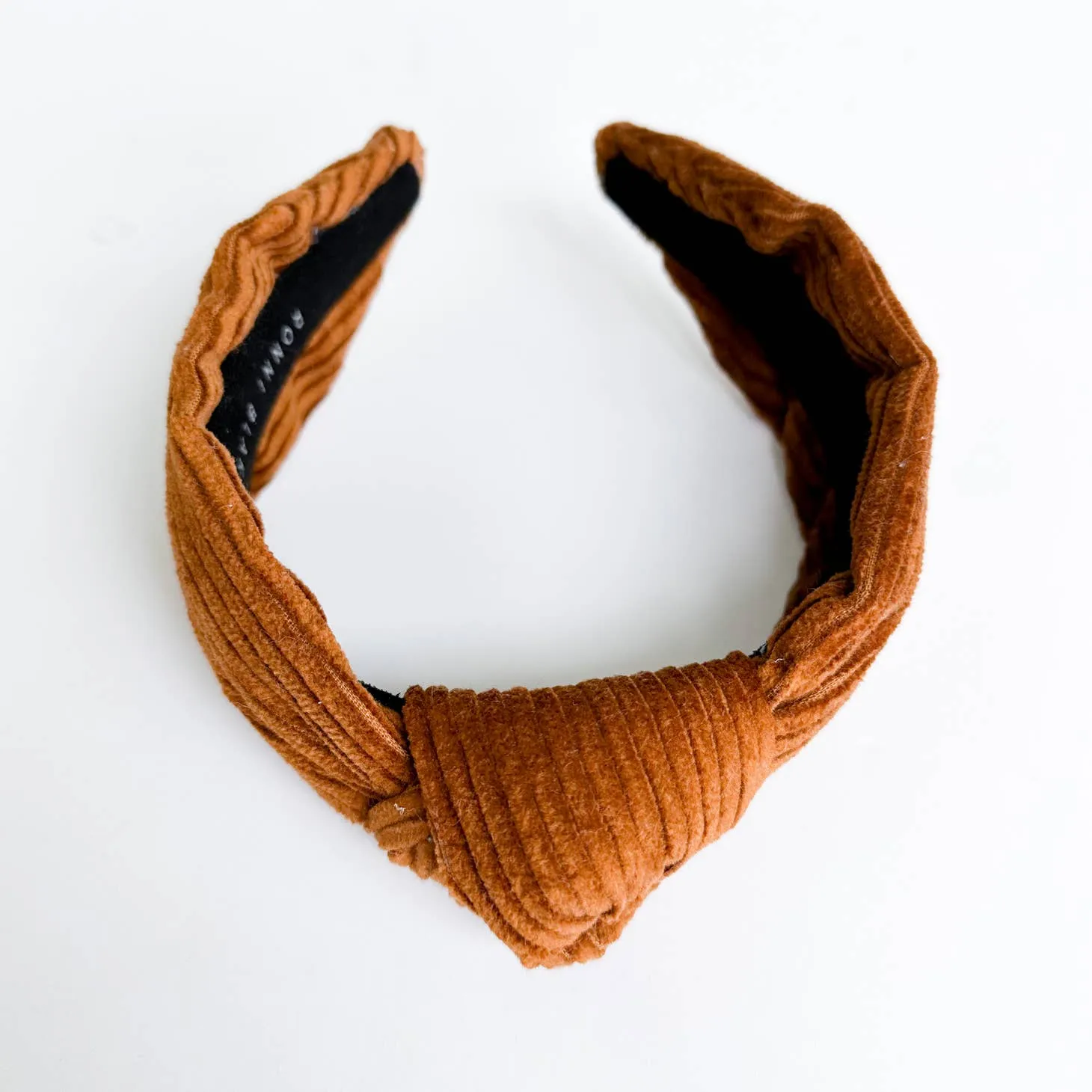 Corduroy Knot Headband {Caramel}