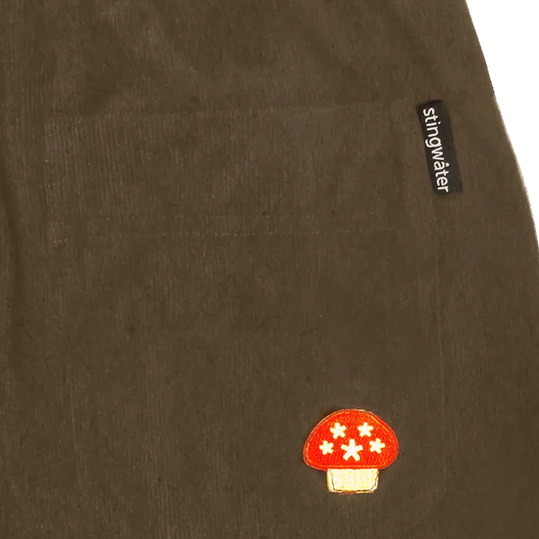 Corduroy Melt logo Sweatpants Brown