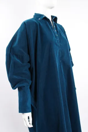 Corduroy Wide Square Dress