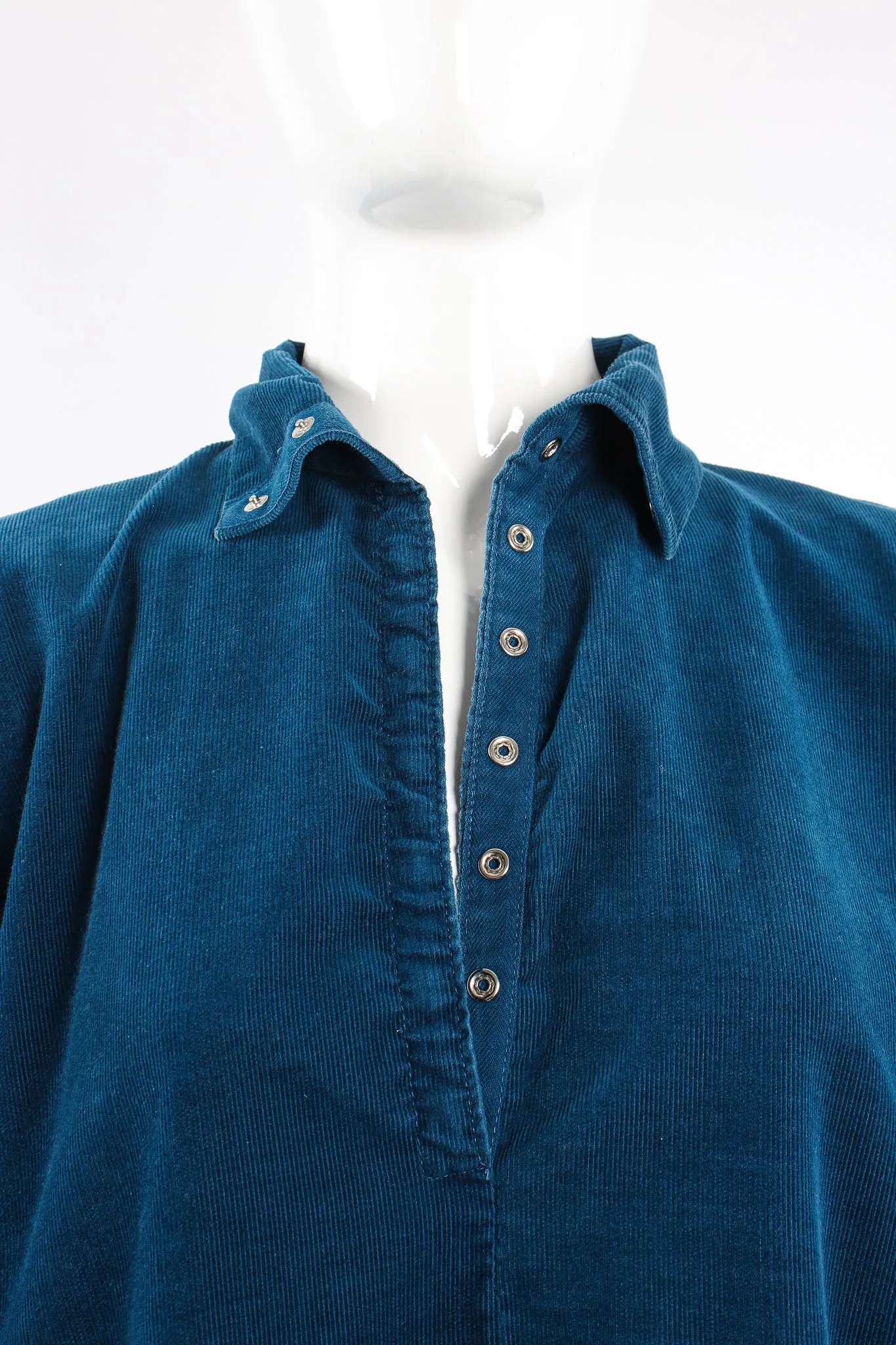 Corduroy Wide Square Dress