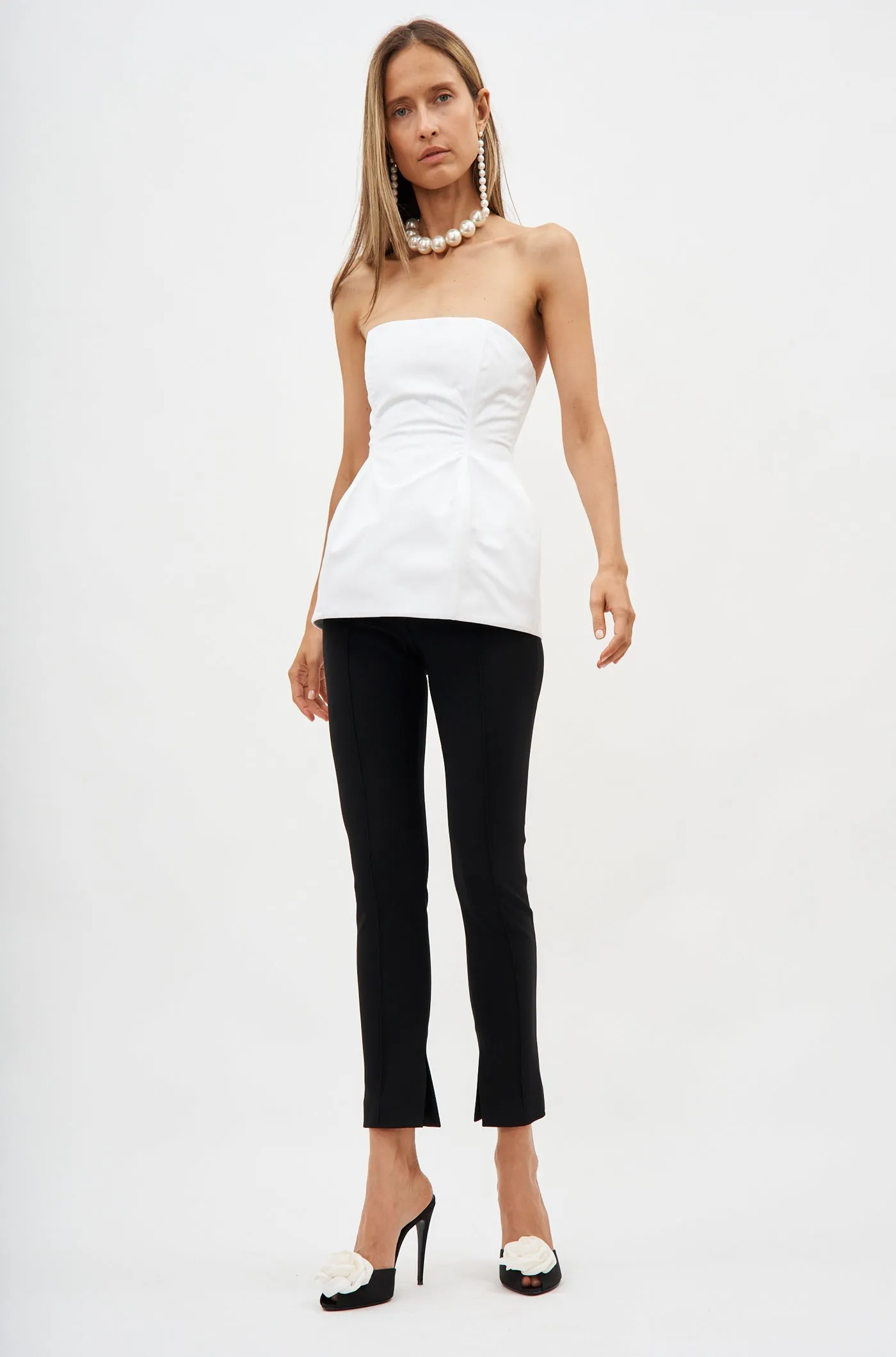Cotton Corset White Top