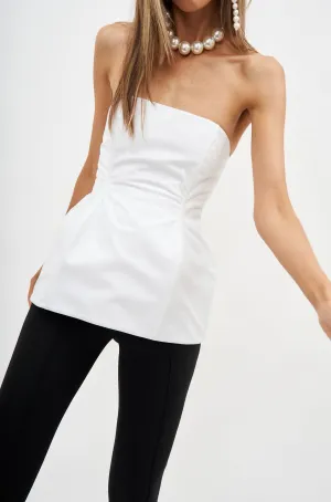 Cotton Corset White Top