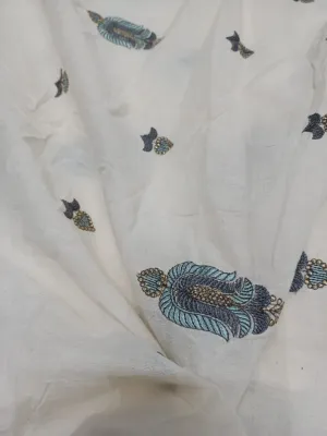 Cotton Embroidered Fabric