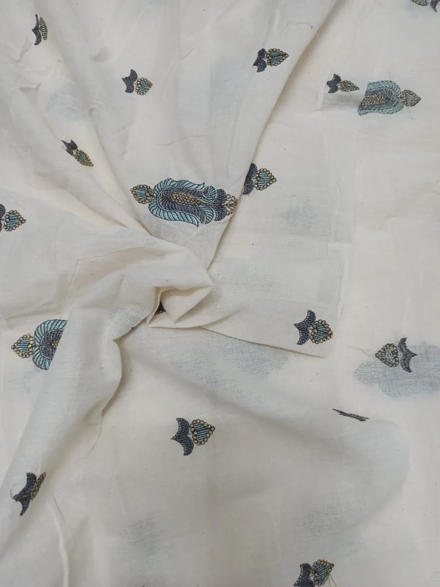 Cotton Embroidered Fabric