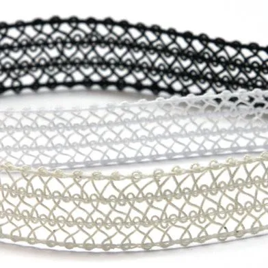 Cotton Lace Braid #01 White
